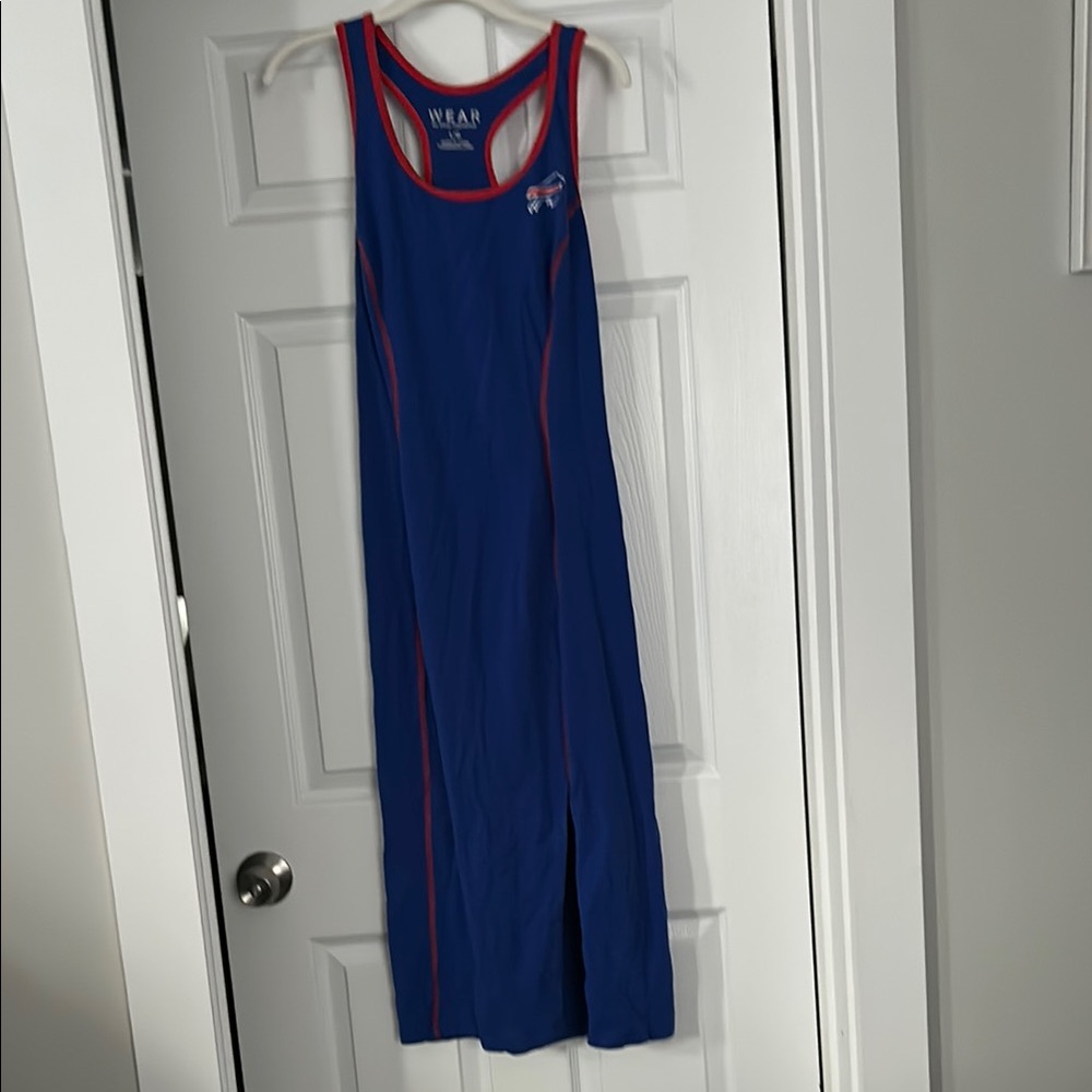 VRST Blue Sleeveless Maxi Dress